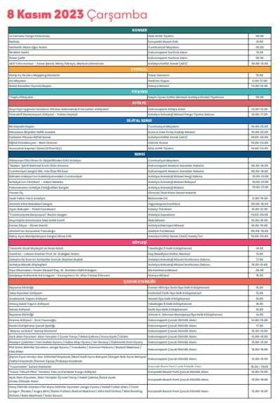 Antalya Kültür Yolu Festivali